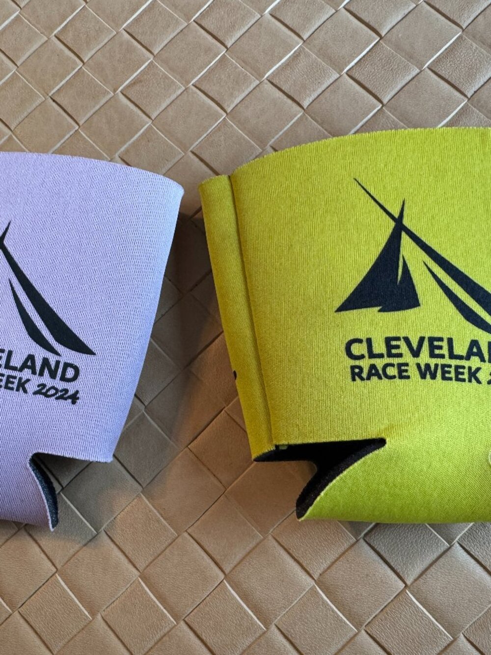 Set of 2 Sailing Inc. Cleveland Race Week 2024 Koozie Can Holders New